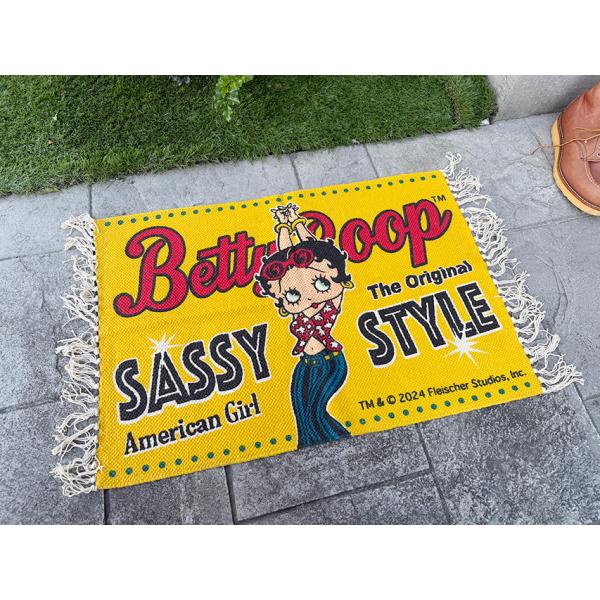 ベティ・ブープ　コットンマット　70cm　レギュラーサイズ　（イエロー/SASSY STYLE） ■...