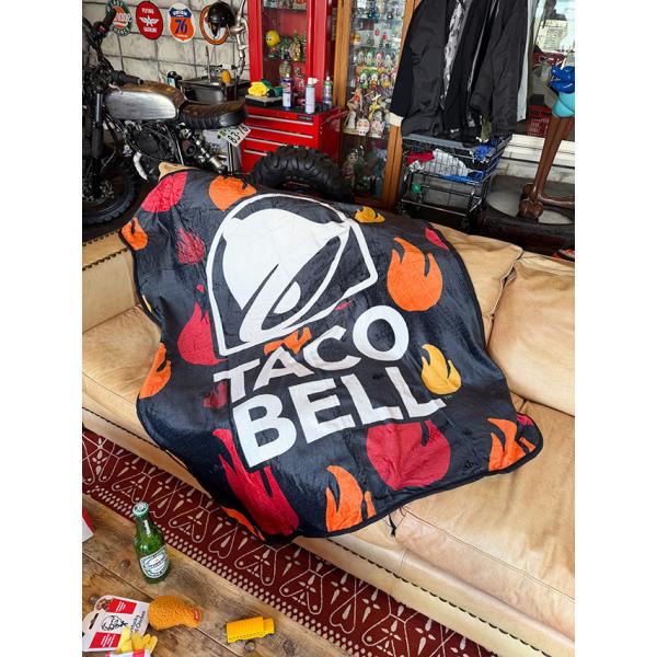 タコベル　フリースブランケット　152cm×114cm ■ アメリカン雑貨 アメリカ雑貨