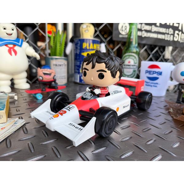 ファンコポップ　音速の貴公子　アイルトン・セナ　マクラーレン・ホンダ　F1マシン　フィギュア ■ ア...