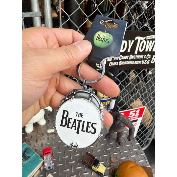 ビートルズ　ドラムロゴ　オフィシャル　メタルキーホルダー　（TYPE2） ■ アメリカン雑貨 アメリ...