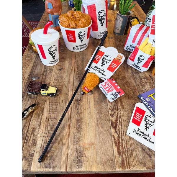 KFC　ケンタッキーフライドチキン　猫じゃらし　（フライドチキン）　ペット用オモチャ　キャットトイ ...