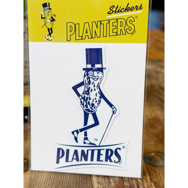 ミスターピーナッツ　オフィシャル　ステッカー　（オールドキャラクター＆ロゴ） ■ アメリカン雑貨 ア...