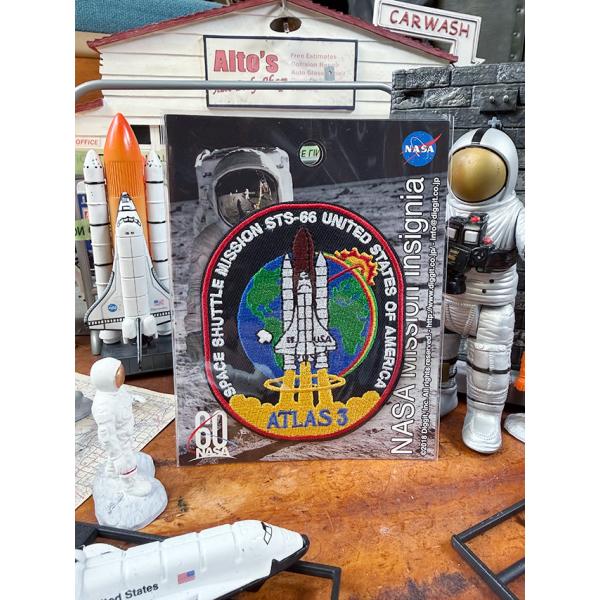 NASA　オフィシャル　ワッペン　（スペースシャトル/アトラス3） ■ アメリカン雑貨 アメリカ雑貨...