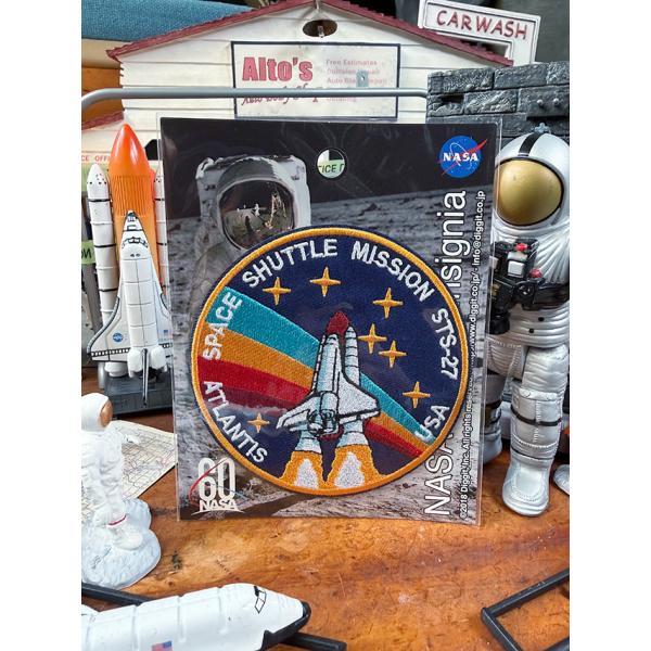 NASA　オフィシャル　ワッペン　（スペースシャトル/アトランタ） ■ アメリカン雑貨 アメリカ雑貨...