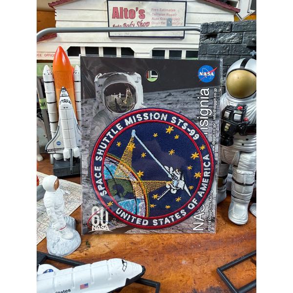 NASA　オフィシャル　ワッペン　（スペースシャトル/STS-99） ■ アメリカン雑貨 アメリカ雑...