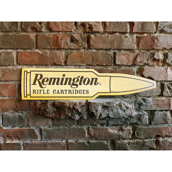 レミントン　ライフル弾型　メタルサイン　MADE IN U.S.A. ■ アメリカン雑貨 アメリカ雑...