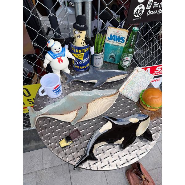 シャーク ＆ クジラ ＆ シャチ　プレート　お皿　陶器製　（全3種セット） ■ アメリカン雑貨 アメ...