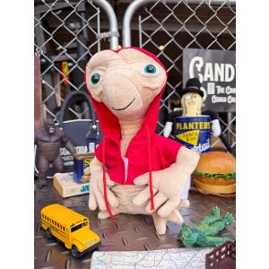 E.T. 赤いパーカー ぬいぐるみ Lサイズ □ アメリカン雑貨 アメリカ
