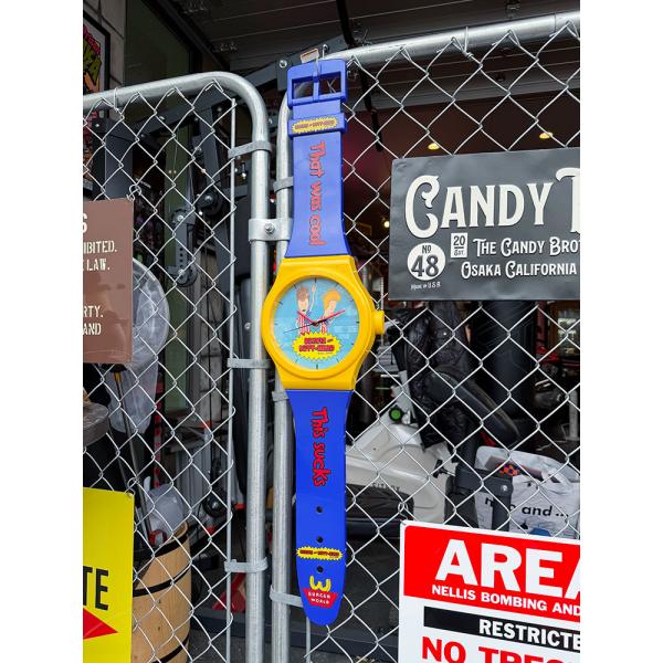 ビーバス＆バットヘッド　ビッグサイズ　ウォールウォッチ　壁掛け時計　MTV