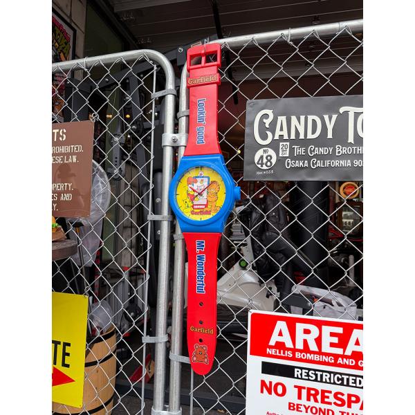 ガーフィールド　ビッグサイズ　ウォールウォッチ　壁掛け時計 ■ アメリカン雑貨 アメリカ雑貨