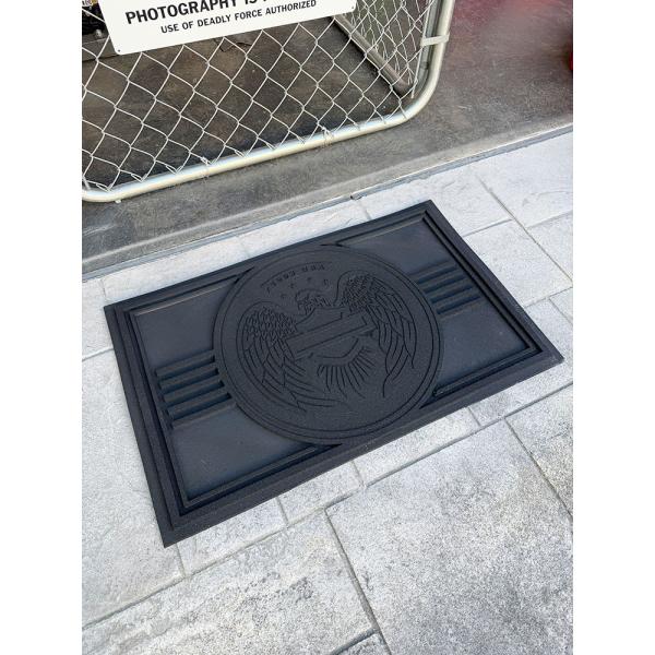 ハーレーダビッドソン　ハーレーイーグル　エンブレム　オフィシャル　エントリーマット　玄関マット ■ ...
