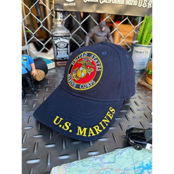 U.S.マリーン　オフィシャル　ミリタリー　キャップ ■ アメリカン雑貨 アメリカ雑貨