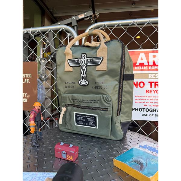 ボーイング　ヴィンテージロゴ　バックパック　リュック　14.5Lサイズ　RED CANOE　レッドカ...