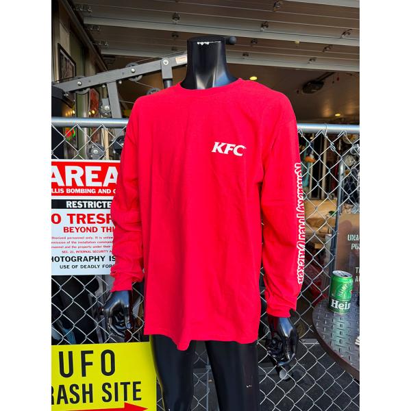 KFC　ケンタッキーフライドチキン　オフィシャル　ロンT　ロングスリーブシャツ　（Lサイズ）