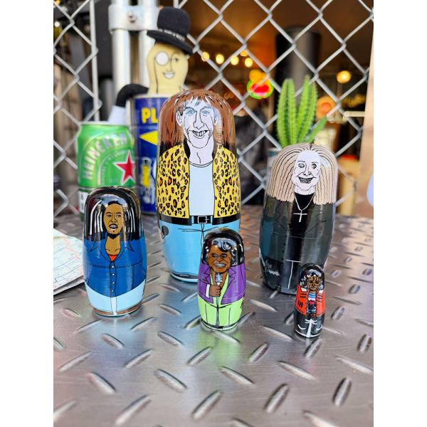 伝説のミュージシャンのマトリョーシカ　ミュージックレジェンド　マトリョーシカ ■ アメリカン雑貨 ア...