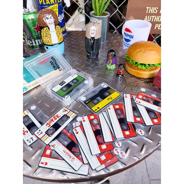 キッカーランド　カセットテープ　プレイングカード　トランプ ■ アメリカン雑貨 アメリカ雑貨