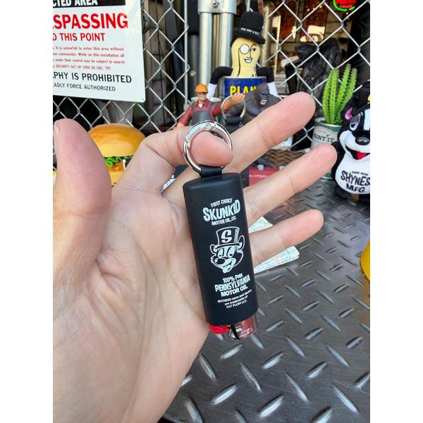 シャイネス　スカンキッド　ライターキャップ　カラビナ付き　+BICライター付属 ■ アメリカン雑貨 ...