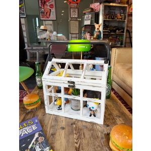 アメリカン レトロ キャビネット 収納ボックス 収納棚 CDホルダー