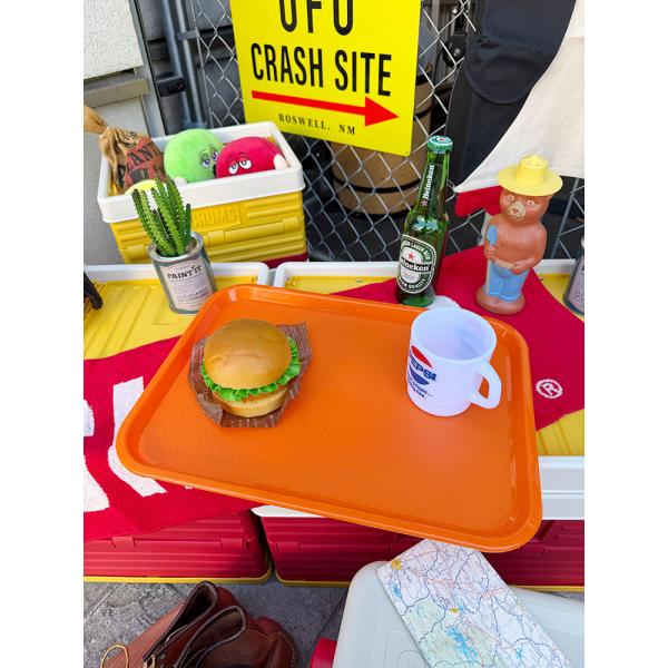 アメリカのレストランで使われてる業務用　ファーストフードトレイ　（オレンジ）　単品 ■ アメリカン雑...