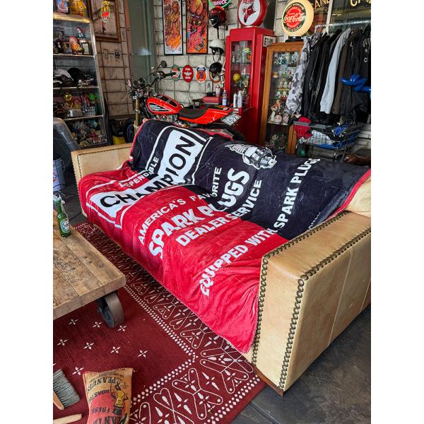 チャンピオン　フリースブランケット　200cm×140cm ■ アメリカン雑貨 アメリカ雑貨