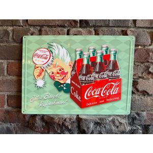 Coca Cola（コカコーラ） ブリキ看板 インテリア メタルサインプレート