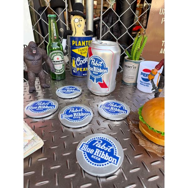 パブスト　ビール缶型　コースターセット