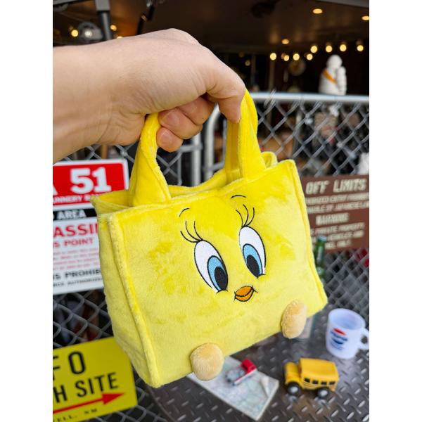 トゥイーティー　ぬいぐるみ　ミニトート