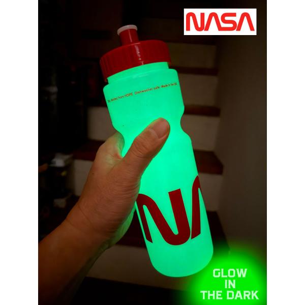 暗闇で光る！　蓄光仕様　NASA　オフィシャル　スポーツボトル　ウォーターボトル　MADE IN U...