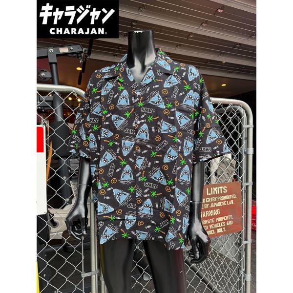 映画　ジョーズ　トロピカルシャーク　アロハシャツ　（LLサイズ）　※Lサイズは元々展開なし　キャラジ...
