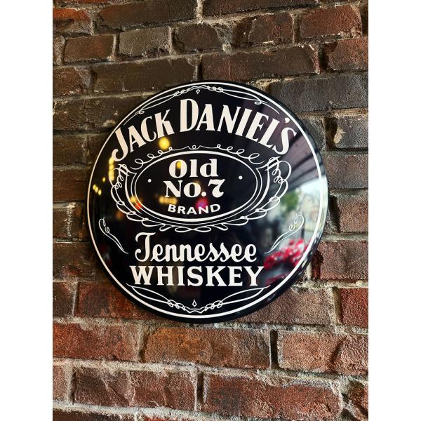 ジャックダニエル　ドームサイン　ブリキ看板 ■ アメリカン雑貨 アメリカ雑貨