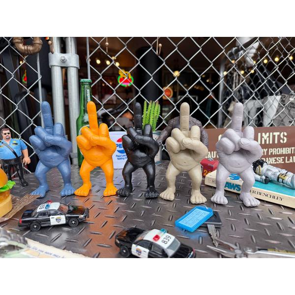 Xフィンガーマン　ポリレジン　フィギュア　（全5体セット） ■ アメリカン雑貨 アメリカ雑貨