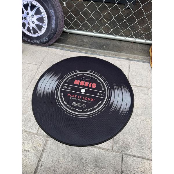 アナログレコード　インテリアマット　室内用ルームマット ■ アメリカン雑貨 アメリカ雑貨