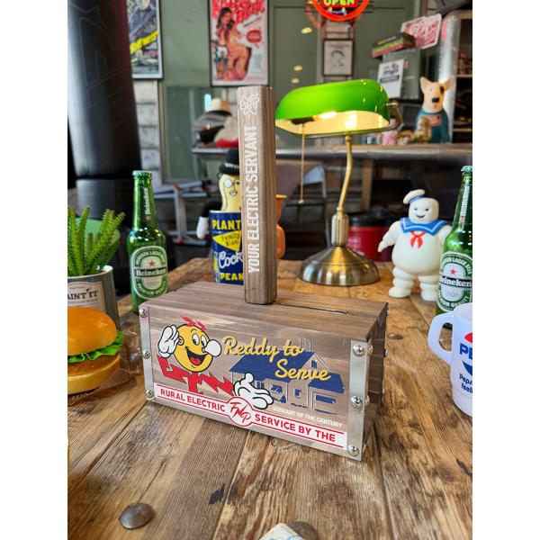 レディキロワット　コロコロ　＆　ウッド製収納ケース ■ アメリカン雑貨 アメリカ雑貨