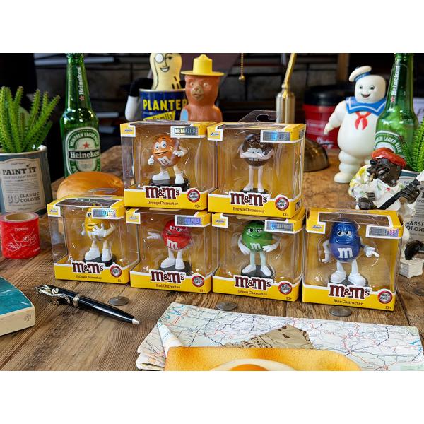 Jada　m&amp;m's　ダイキャスト製　フィギュア　（全6体セット） ■ アメリカン雑貨 アメリカ雑貨
