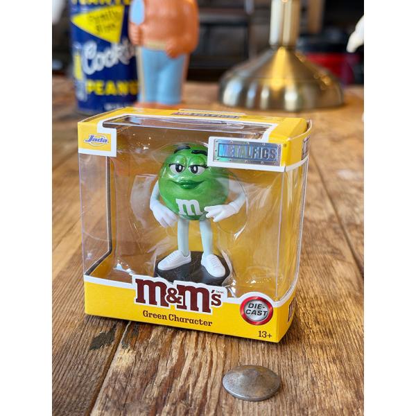 Jada　m&amp;m's　ダイキャスト製　フィギュア（グリーン） ■ アメリカン雑貨 アメリカ雑貨
