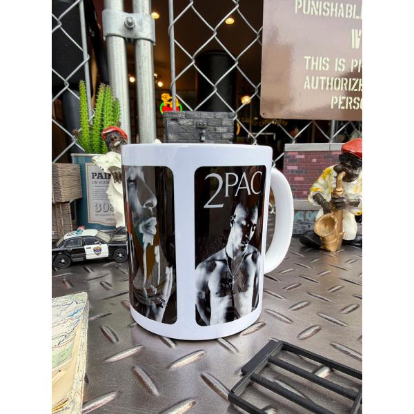 2PAC　オフィシャル　マグカップ　315ml　公式グッズ ■ アメリカン雑貨 アメリカ雑貨