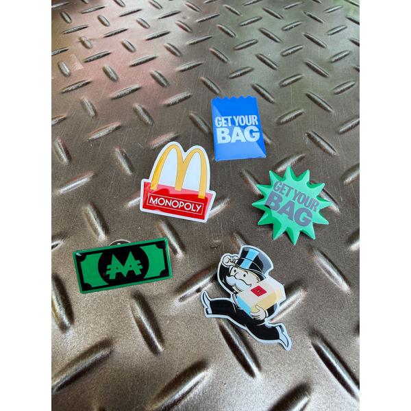 マクドナルド×モノポリー　ダブルネーム　限定モデル　ピンバッジ　（5個セット）　ピンズ ■ アメリカ...