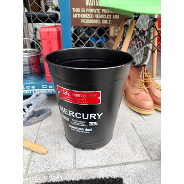 マーキュリー　インダストリアル　トラッシュボックス　12L　（マットブラック） ■ アメリカン雑貨 ...