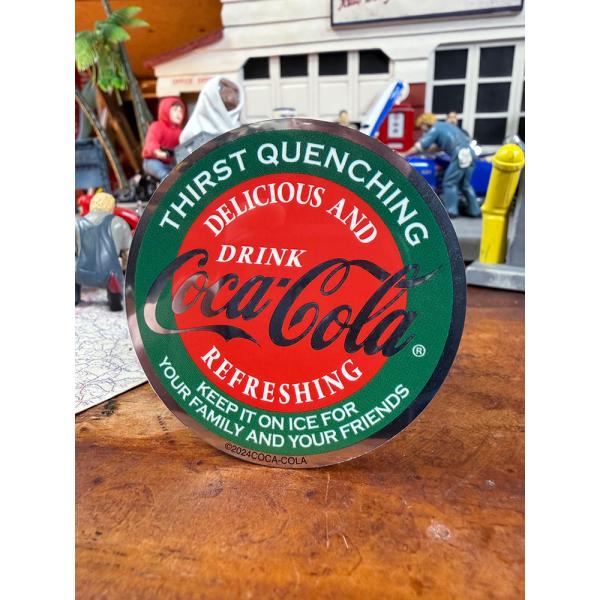コカ・コーラ　オフィシャル　ミニステッカー　（THIRST QUENCHING） ■ アメリカン雑貨...