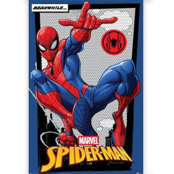 スパイダーマン　オフィシャル　ポスター　（MEANWHILE）　公式グッズ　※フレームは付属しません...