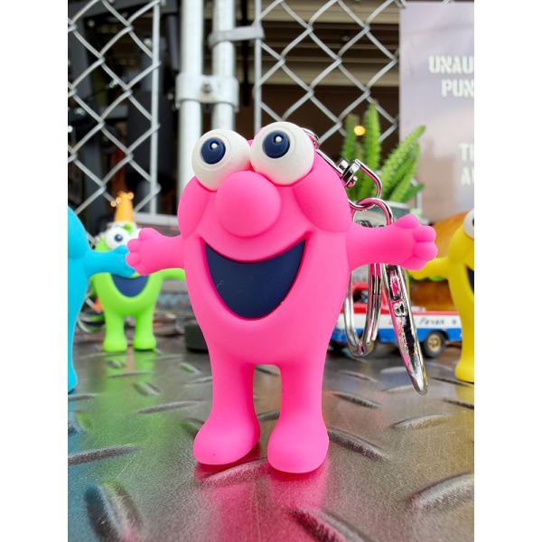 ミスターバブル　PVC　3Dフィギュア　キーホルダー　（ピンク）　単品 ■ アメリカン雑貨 アメリカ...