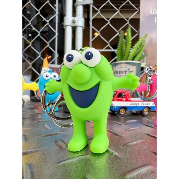 ミスターバブル　PVC　3Dフィギュア　キーホルダー　（グリーン）　単品 ■ アメリカン雑貨 アメリ...