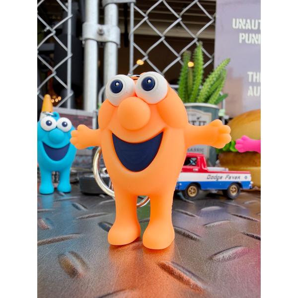 ミスターバブル　PVC　3Dフィギュア　キーホルダー　（オレンジ）　単品 ■ アメリカン雑貨 アメリ...