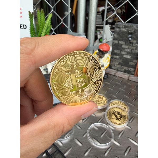 ビットコイン　BTC　なんちゃってメダル　Bitcoin ■ アメリカン雑貨 アメリカ雑貨