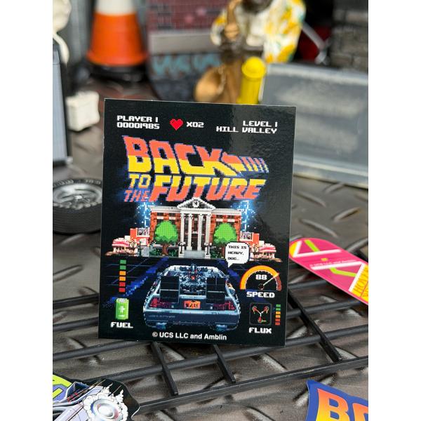 映画　バック・トゥ・ザ・フューチャー　オフィシャル　ミニステッカー　（アーケードゲーム） ■ アメリ...