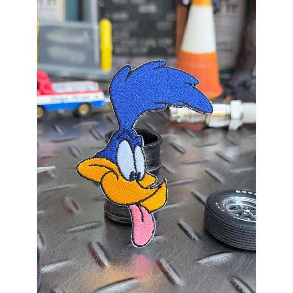 ロードランナー　ワッペン　（あかんべーフェイス） ■ アメリカン雑貨 アメリカ雑貨