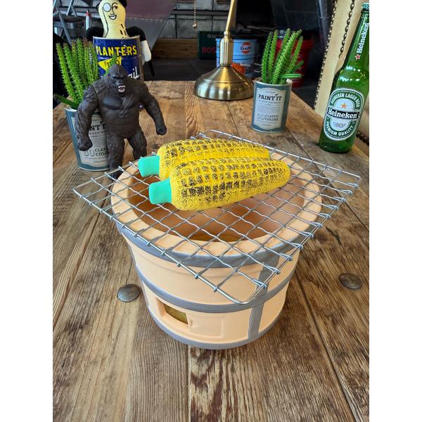 焼きもろこし　蚊遣り　瀬戸焼　陶器製　蚊取り線香置き ■ アメリカン雑貨 アメリカ雑貨