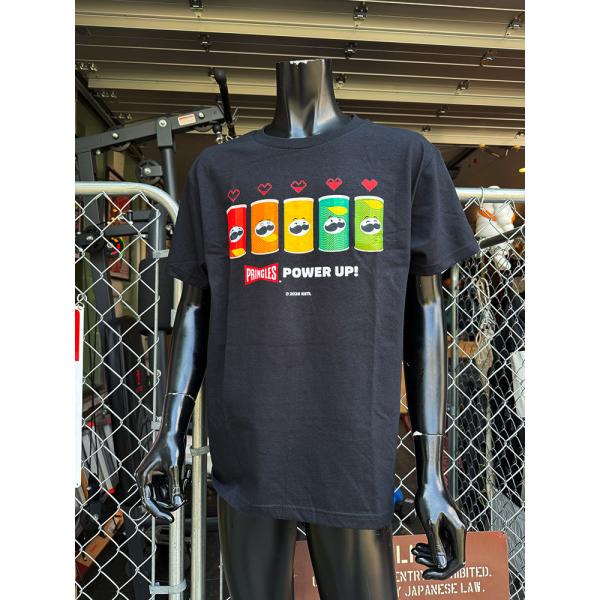 プリングルズ　オフィシャル　Tシャツ　（CANS/ブラック） ■ アメリカン雑貨 アメリカ雑貨