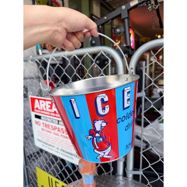 ICEE　アイシー　ティンバケツ　ミニ　（オールドカップ） ■ アメリカン雑貨 アメリカ雑貨