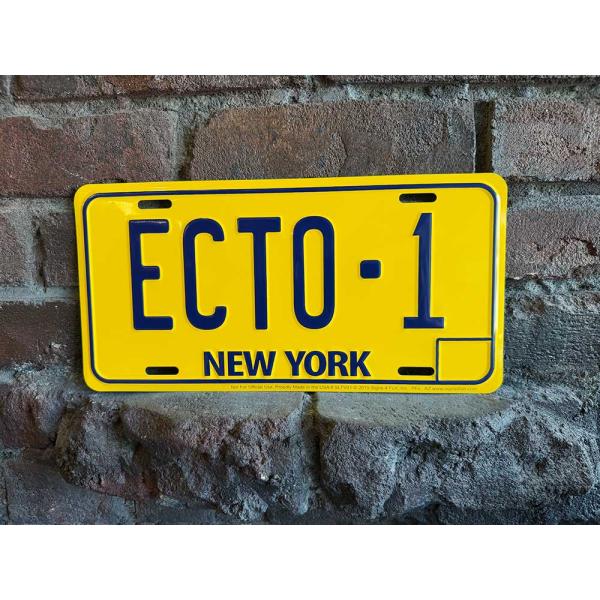 映画　ゴーストバスターズ　ECTO-1　ライセンスプレート ■ アメリカン雑貨 アメリカ雑貨